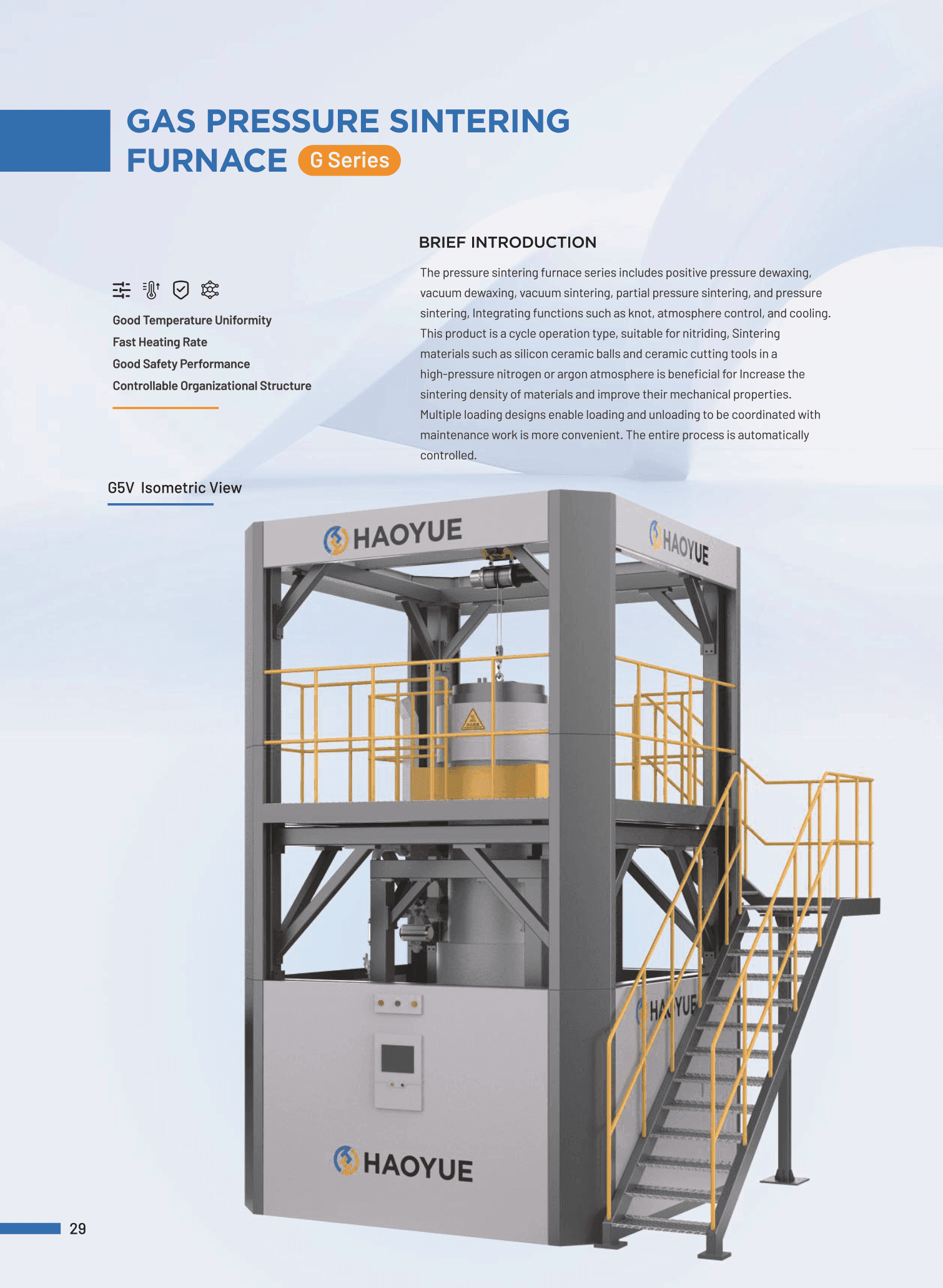 G Series gas pressure furnace brochure page 4