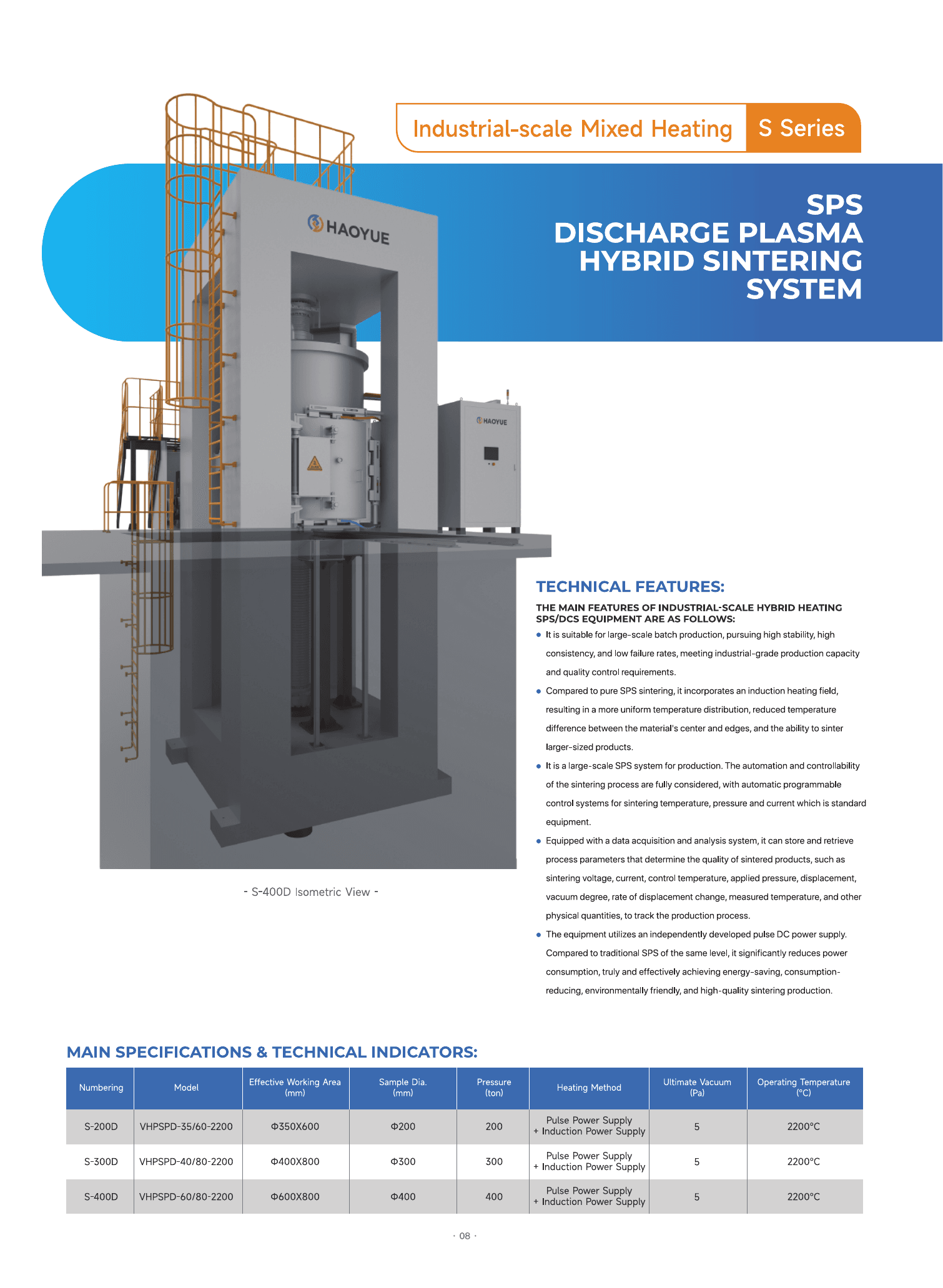 S Series SPS furnace brochure page 9