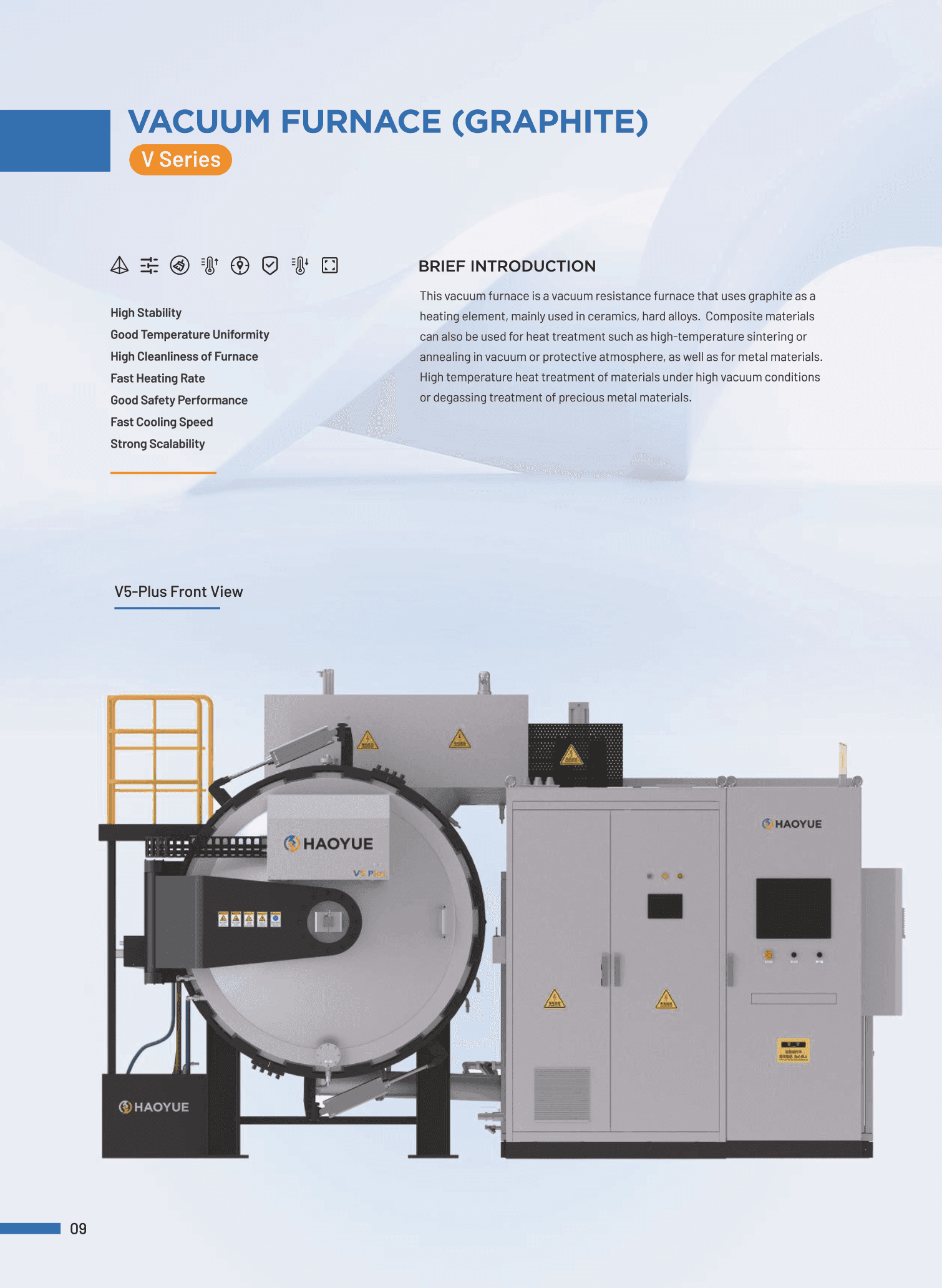V Series vacuum furnace brochure page 2