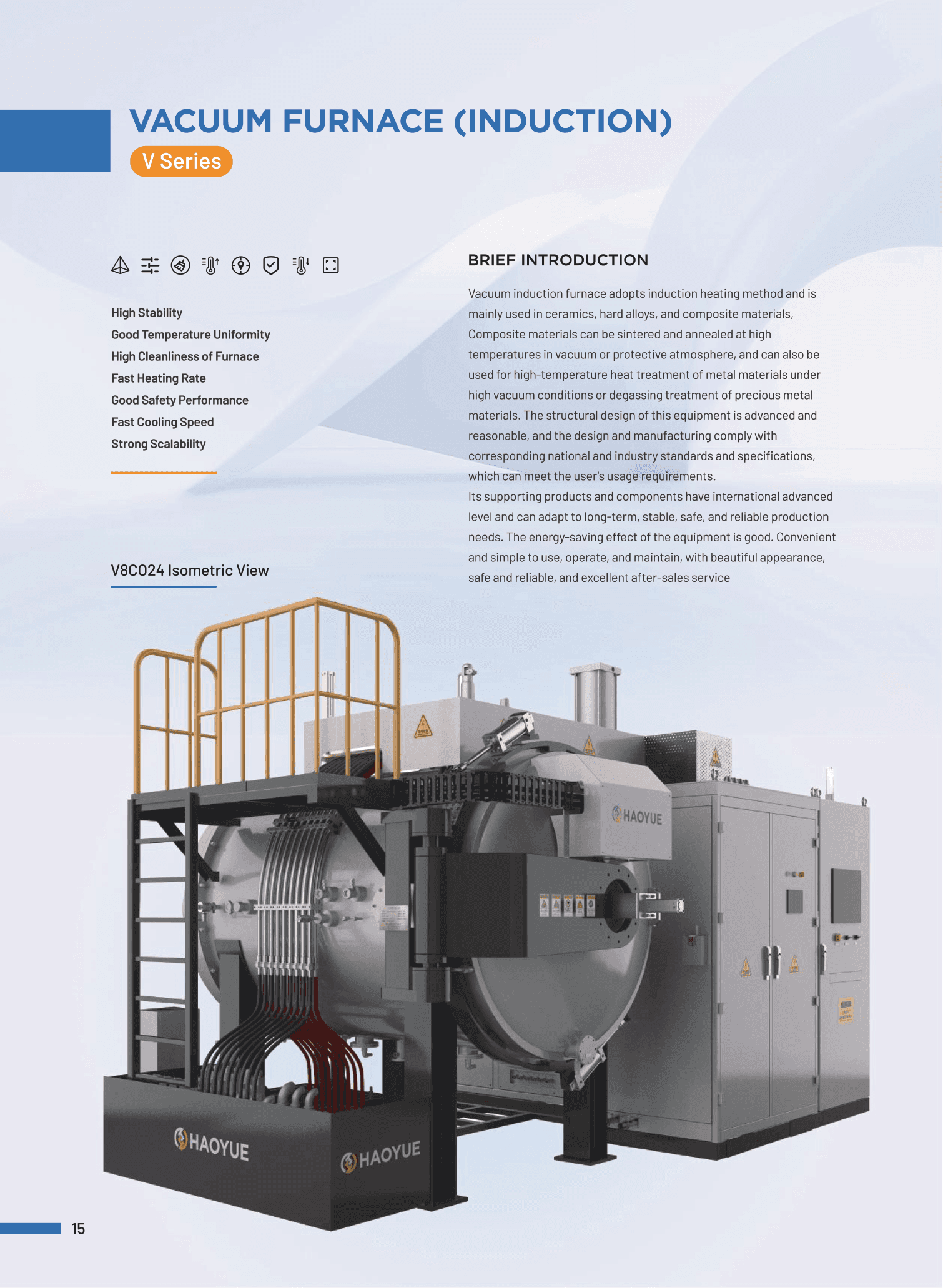V Series vacuum furnace brochure page 8