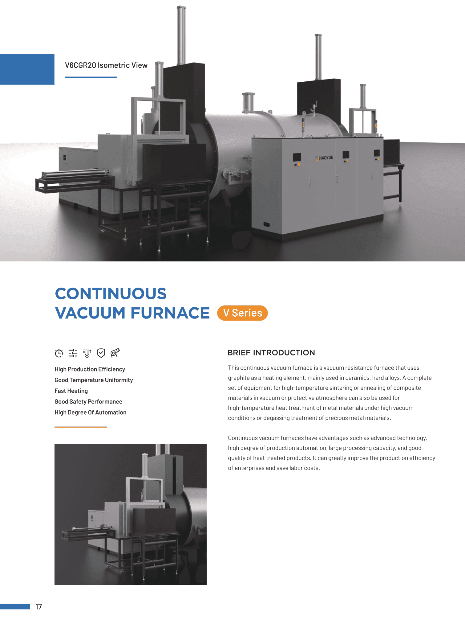 V Series vacuum furnace brochure page 10