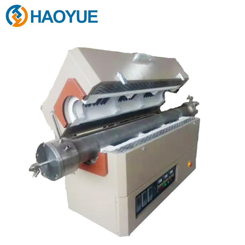 Accuracy Guranteed 1400℃ Double Zone Tube Furnace(400mm Heating Zone)