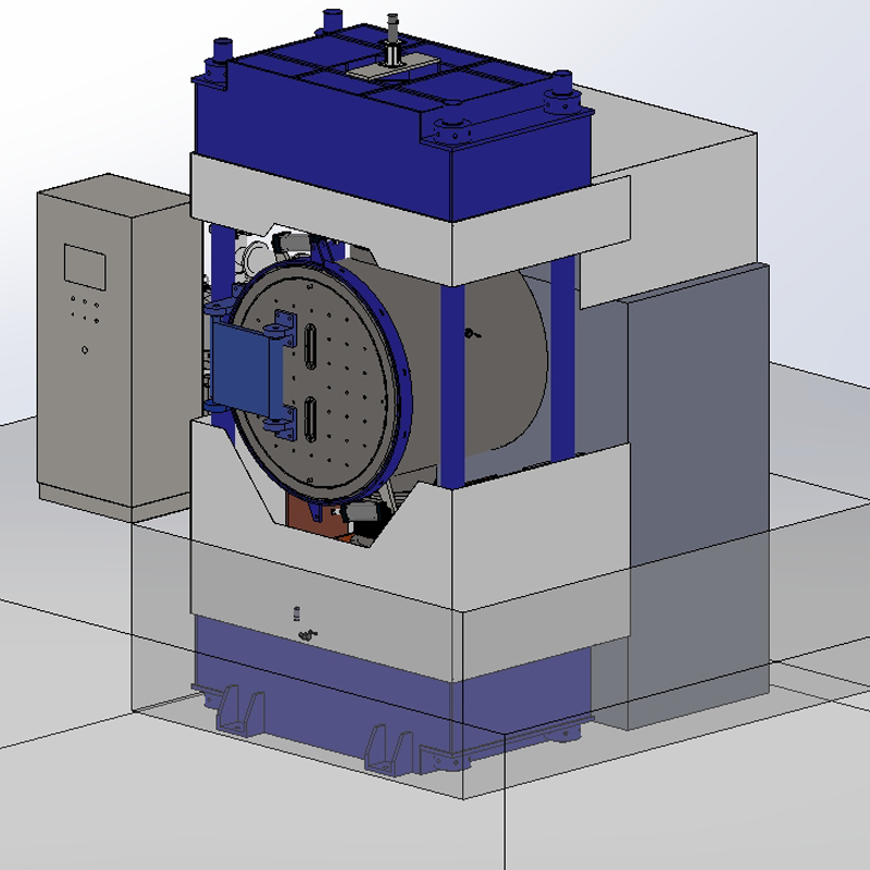 S-200 Spark Plasma Sintering Furnace 3D Drawing