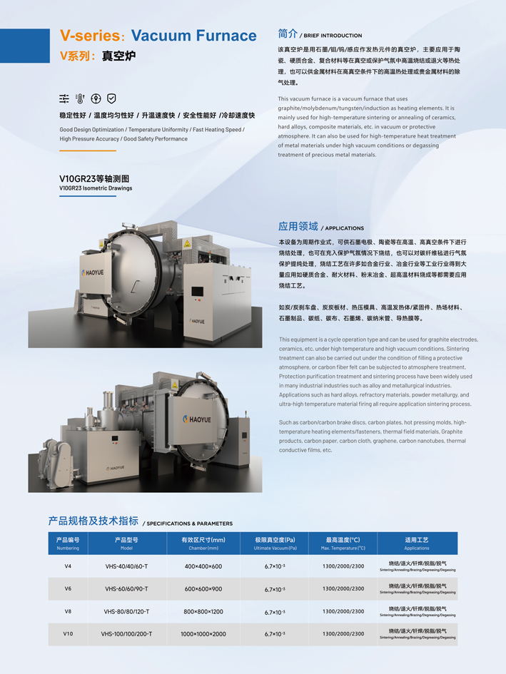 V series VACUUM FURNACE
