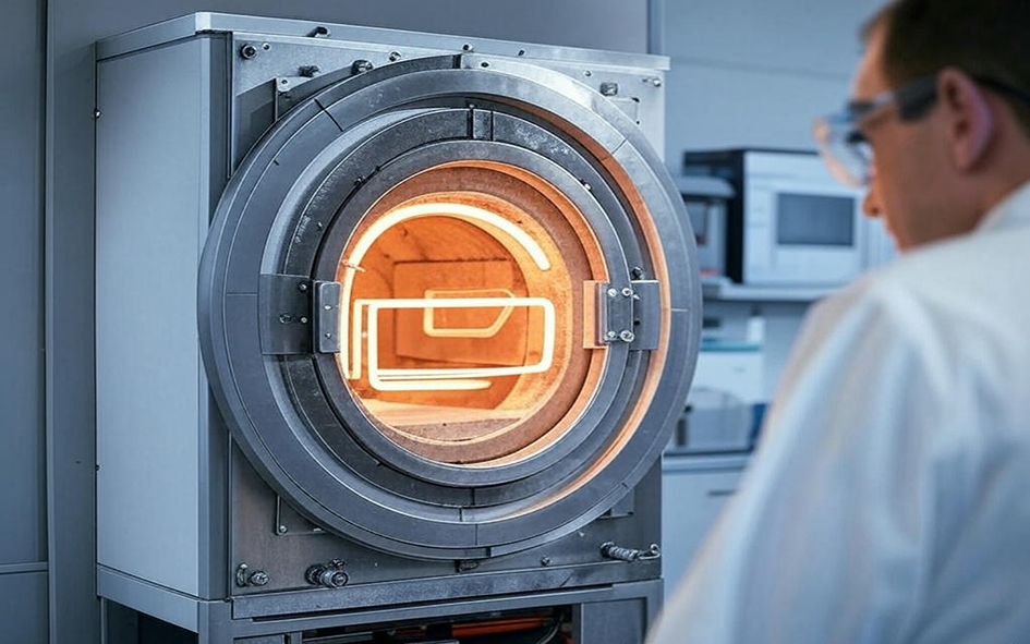 Sintering silicon carbide (SiC) in a vacuum furnace